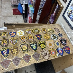 *RARE* Oklahoma State County Police Sheriff Patch Bundle Lot Collection Set x32