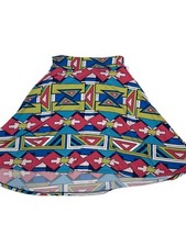 Size 14 LuLaRoe Kid Azure Skirt multicolored fits 12/14