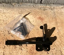 Self Locking Auto Gravity Lever Fence Gate Latch Steel Black Summer