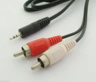 1pcs Audio Cable 2.5mm Stereo Male to 2 RCA Male 1.5M
