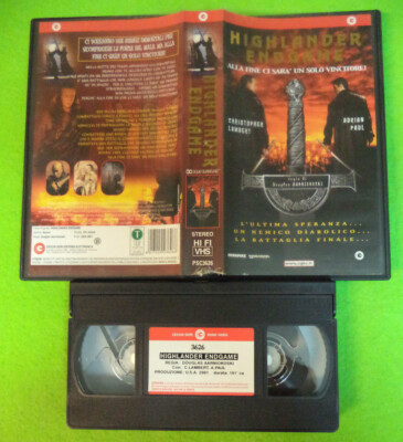VHS*film HIGHLANDER ENDGAME Christopher Lambert Douglas Aarniokoski (F167)*