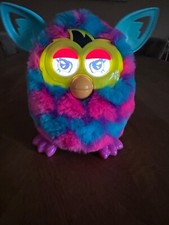2012 Hasbro Furby Boom , Teal with Pink Hearts, Interactive