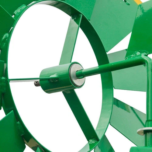 8FT Weather Resistant Yard Garden Windmill Green - Picture 4 of 7