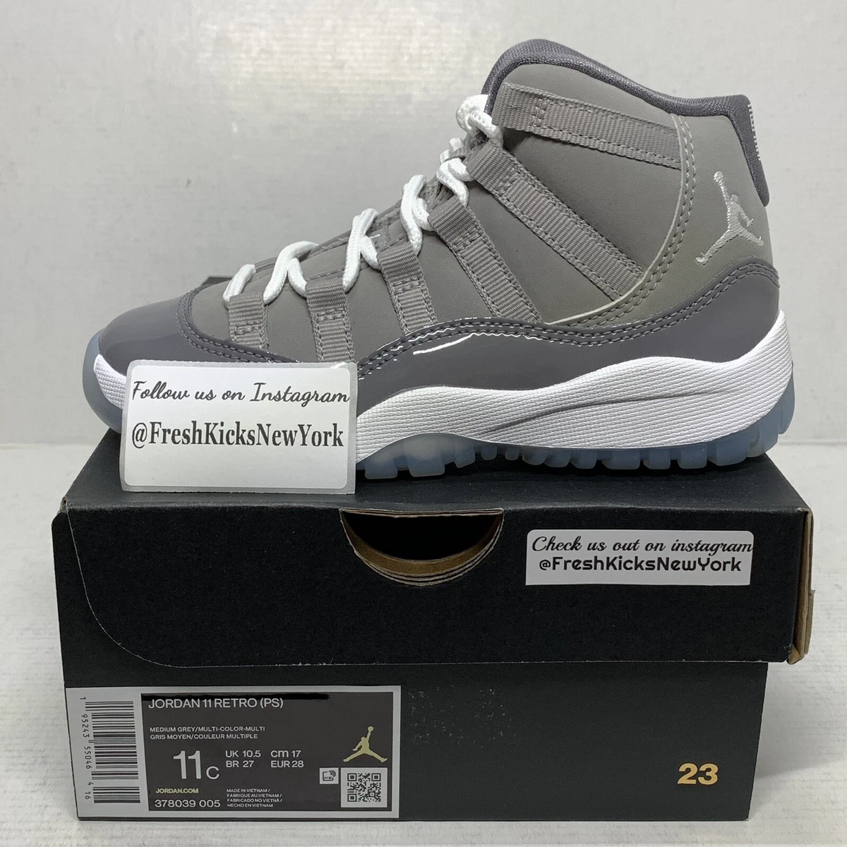 Jordan 11 size 11c sale