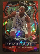 🔥2020 Prizm Draft Picks Precious Achiuwa Crusade Red Ice #88 Miami Heat RC