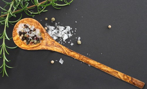Kochlöffel, Pfannenwender, Salatbesteck, Küchenhelfer Utensilien aus Olivenholz - Bild 6 von 26