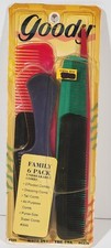 Vintage GOODY 1989 Family Pack Hair Combs New Old Stock - Pack of 6