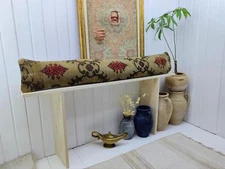 Extra Long Lumbar Pillow Kilim pillow Turkish Rug Pillow Long bed pillow