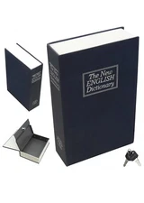 Dictionary Hollow Book Safe Diversion Secret Stash Booksafe Lock & Key Medium NA