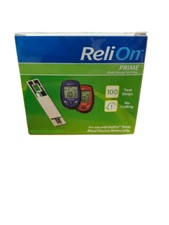 100 Relion Premier Diabetic Blood Glucose Test Strips Expire 3/27+