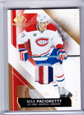 2015 2015-16 SP GAME USED MAX PACIORETTY PATCH /99 25 MONTREAL CANADIENS