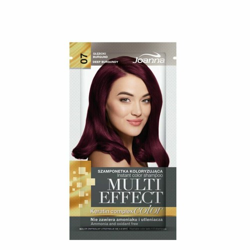 Joanna Multi Effect Hair Colour Shampoo Dye Sachet 4 to 8 Washes Keratin Complex - Picture 18 of 35