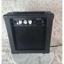 GA10 Guitar Amplifier Portable Practice Amp Black with Drive and Headphone Jack