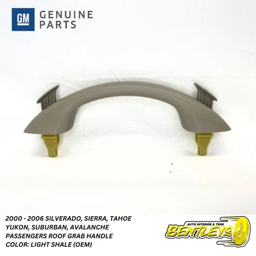 2000 - 2006 SILVERADO SIERRA TAHOE YUKON FRONT PASSENGERS ROOF GRAB HANDLE SHALE