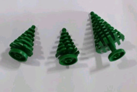 Vintage Lego Green Plant Leaves Pine Trees OutPost #6066 1987