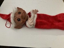 Large Vintage Troll Big Head 24" by SMITHY Troll Doll Christmas Elf Stocking
