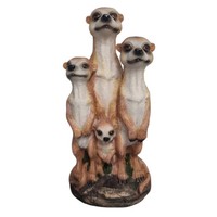 Dekofigur ErdmäNnchen-Familie Mini, HöHe Ca. 20 Cm