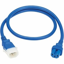 Eaton Tripp Lite Series 6ft PDU Power Cords C15 to P-Lock C14 Blue 6 Pack