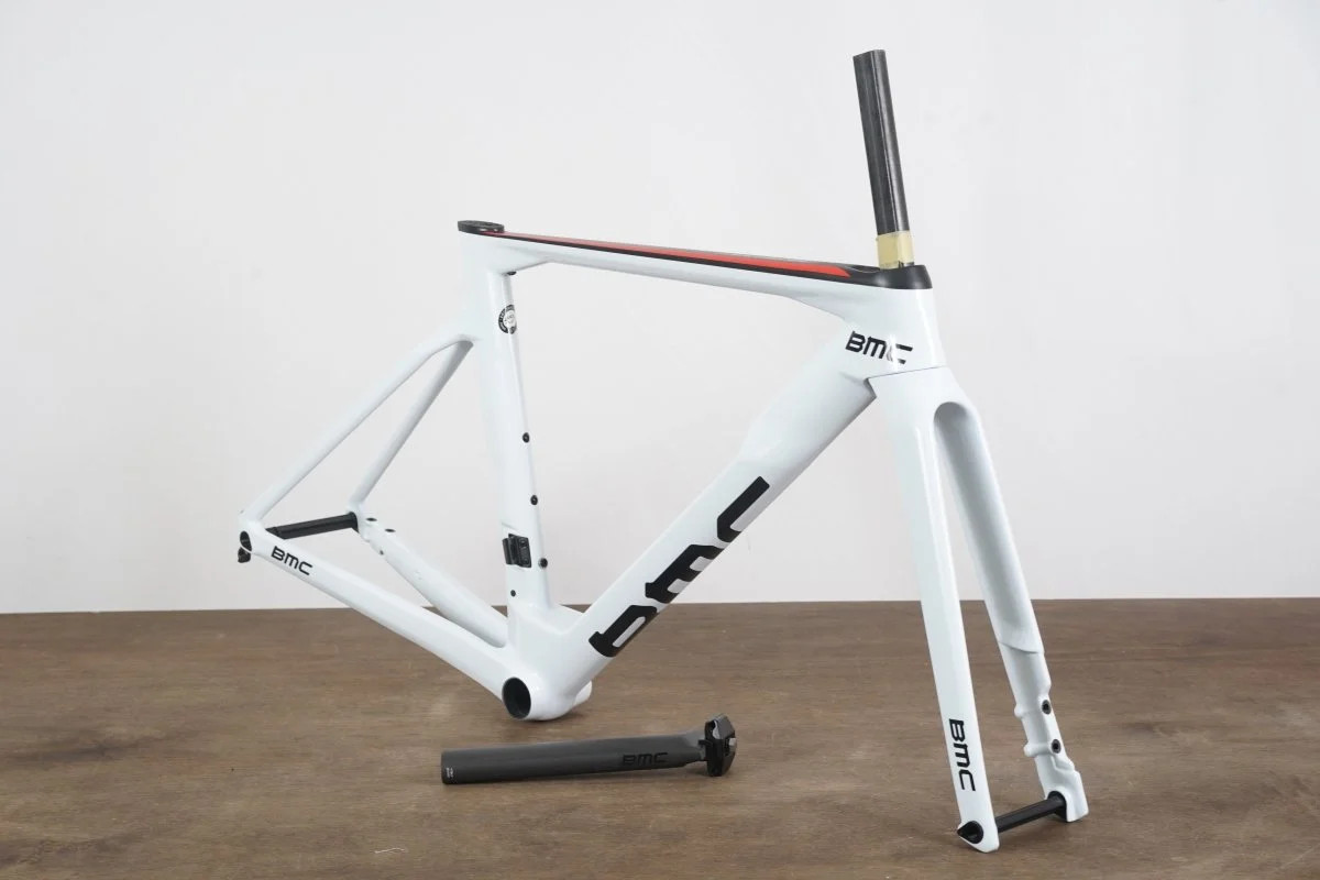 NEW 2021 47cm BMC Timemachine ROAD 01 TMR01 Disc Team Frameset WHT-BLK-RED