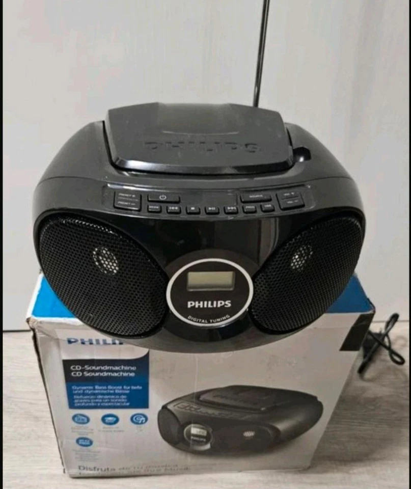 Philips AZ215N/12 Soundmaschine Schwarz gebraucht
