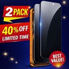 2X Privacy Tempered Glass Screen Protector For iPhone 17 16 15 14 13 12 Pro Max