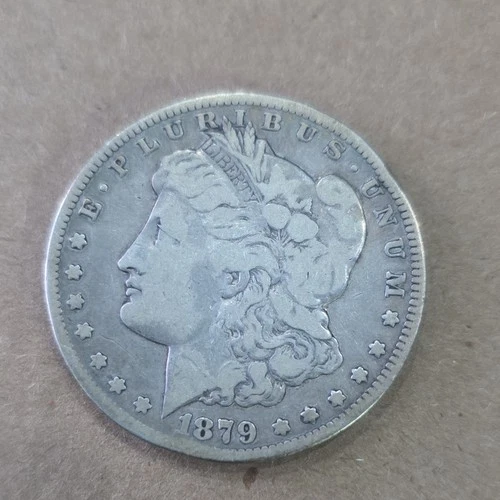 1879cc Morgan Silver Dollar $1 Coin Circulated 0.9 Fineness United States