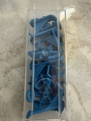 2x Packung allit Haken-Set ''StorePlus Flex P 30+40'' blau