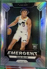 2024-25 Panini Prizm - Emergent Isaiah Collier #1 Silver Prizm (RC)