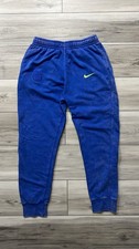 Nike Men's Jogger Sweatpants Barcelona FC Soccer Club Acid Blue Wash Size Medium