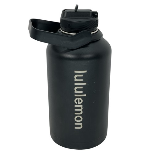Rare Lululemon 64oz Back to Life Sport Water Bottle Black Matte Discontinued