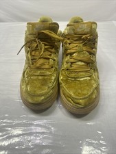 Nike Air Force 1 LV8 GS Mineral Gold Velvet 849345-700 Size 6y Woman