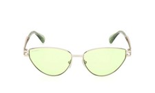 Max CO. MO0089 32N Gold/Green Cat Eye Metal Sunglasses Frame 56-14-140 nose pads