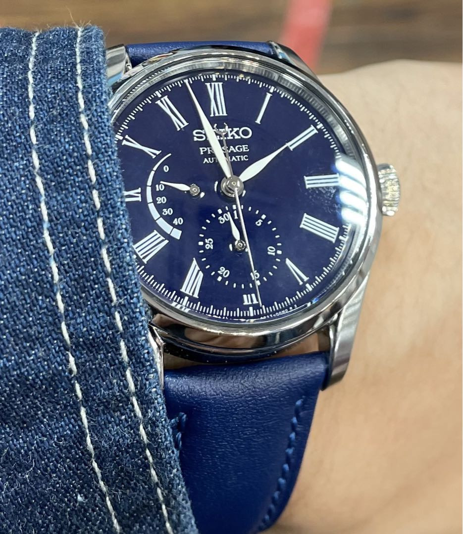 Seiko Presage Sarw047 Analog Automatic Men Blue Enamel Dial Seiko Presage Sarw047 Analog Automatic Men Blue Enamel Dial