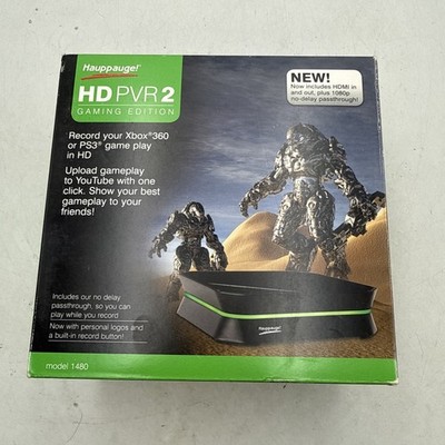 HD PVR 2 Gaming Edition Model 1480 Hauppauge XBox 360 PS3 Xbox One PS4 NEW NOB