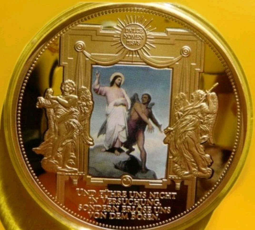 MEDALSATANandJESUS​​​-LEADUSNOTINTOTEMPTATION-VATICAN-52mm