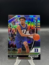 2020-21 Panini Prizm Draft Picks Basketball Silver Rookie Tre Jones RC Duke