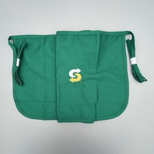 Subway Restaurant Employee Green 30.75"x13.75" Waist Apron Embroidered Logo