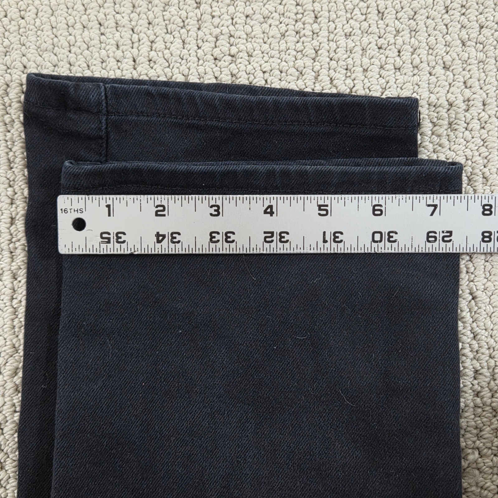 Focus Jeans Black Distressed Patchwork Denim Jean… - image 11