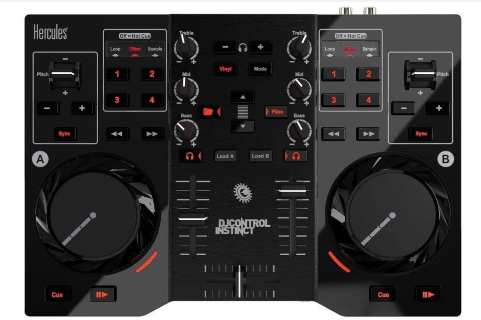 Hercules │DJ Control Instinct│table de mixage│contrôleur DJ│ 2 platines - Imagen 2 de 4