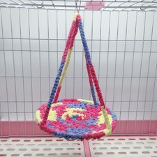 Hamster Hand-woven Hanging Nest Hanging Hamster Hammock Pet Bed for Hamster Use