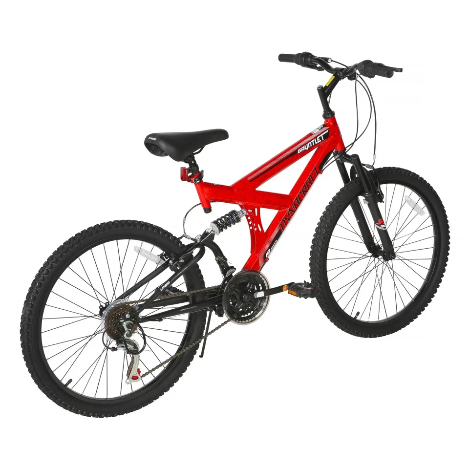 Bicicleta de montaña Guantelete 24" para niños cuadro de acero bicicleta de 18 velocidades DIVERTIDO PASEO niños 12+ Foto 3 de 4