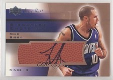 2003-04 Upper Deck Sweet Shot Signature Shots Mike Bibby #MB Auto y8a