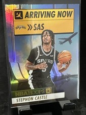 2024-25 Panini Nba Hoops  Arriving Now Insert Stephon Castle #8 Holo (RC) Spurs