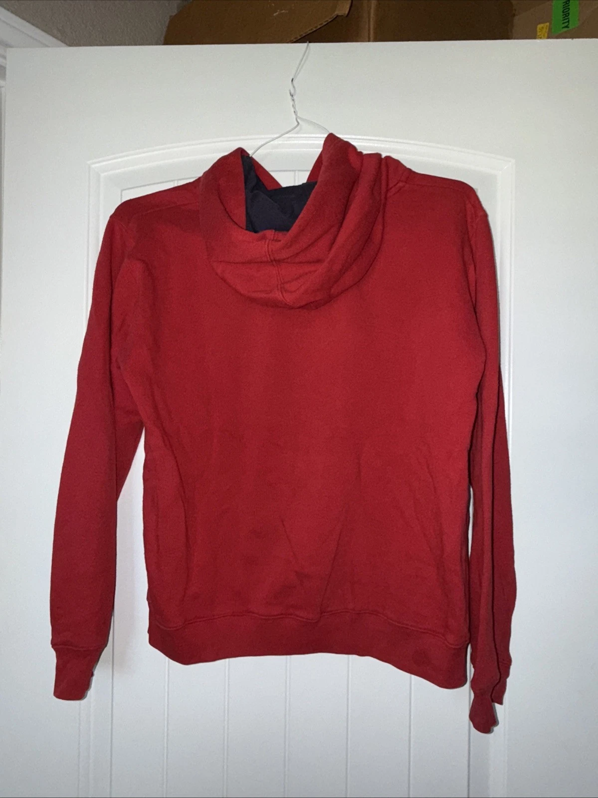 VETEMENTS Felpa con cappuccio NFL rossa giovanile taglia L Houston Texans