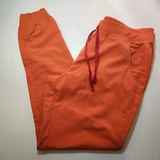 FIGS Technical Collection Scrub Jogger Pants Large Orange