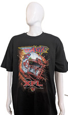DEADSTOCK VINTAGE 2001 XFL Orlando Rage Helmet T-Shirt NWT Champion XL