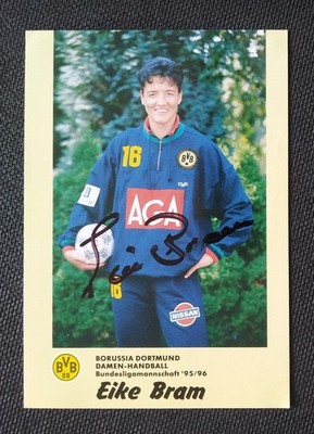 12023 Eike Bram Borussia Dortmund Handball Postcard Original Signed