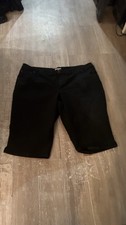 WOMAN WITHIN PLUS WOMEN'S Black CAPRI Petite Size: 30 lowrise capri summer