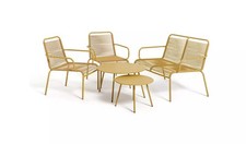 Habitat Ipanema 4 Seater Rattan Effect Garden Sofa Set