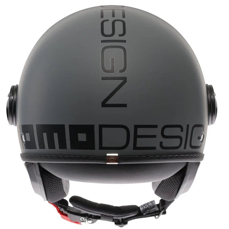 Momodesign Casco Momo FGTR Classic E2206 Grigio Opaco Nero Matt Grey Black - Imagen 3 de 4